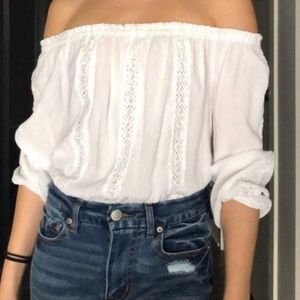 Aeropostale white blouse